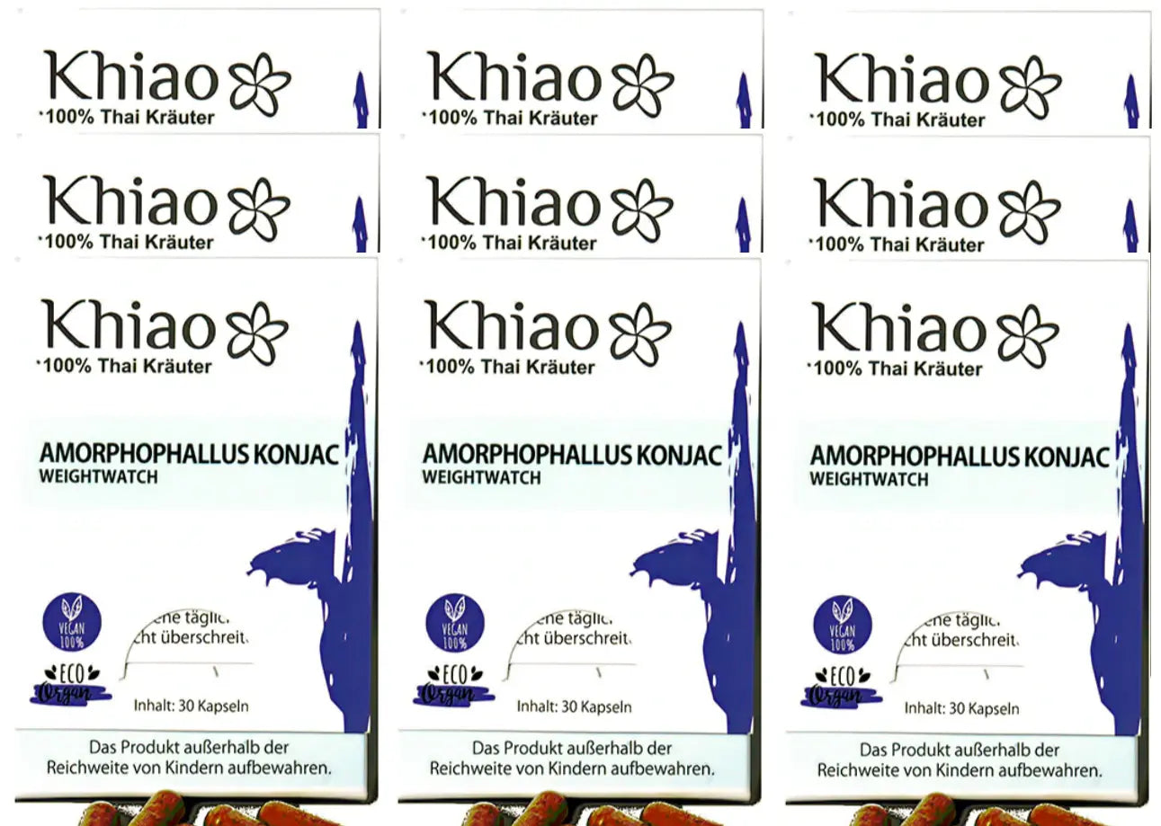 Khiao – Amorphophallus Konjac Weightwatch – Pérdida de peso Khiao