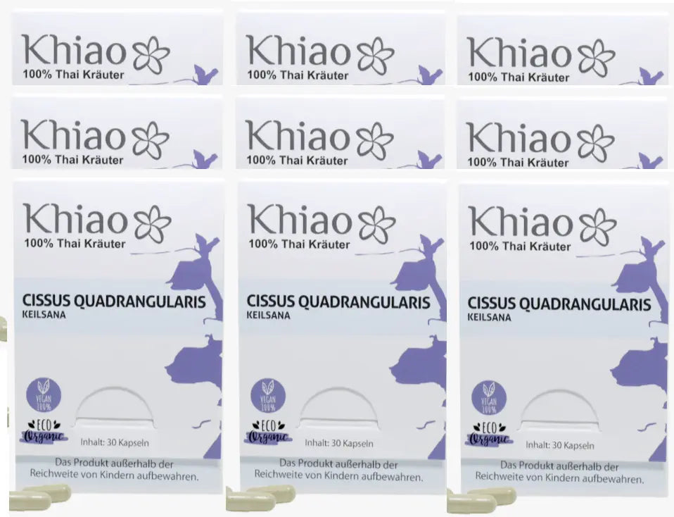 Khiao – Cissus Quadrangularis Keilsana  – Cápsulas para las articulaciones y huesos Khiao