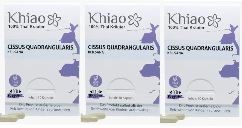 Khiao – Cissus Quadrangularis Keilsana  – Cápsulas para las articulaciones y huesos Khiao