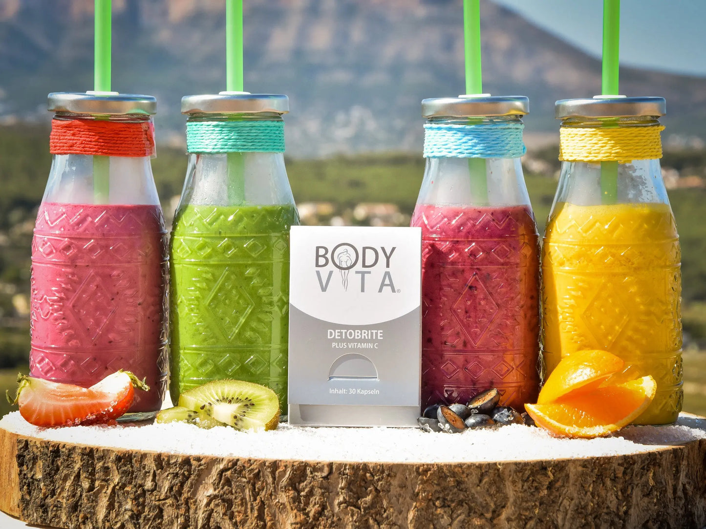 DETOBRITE Plus Vitamina C -  Detox 90 Cápsulas – Desintoxicación Bodyvita