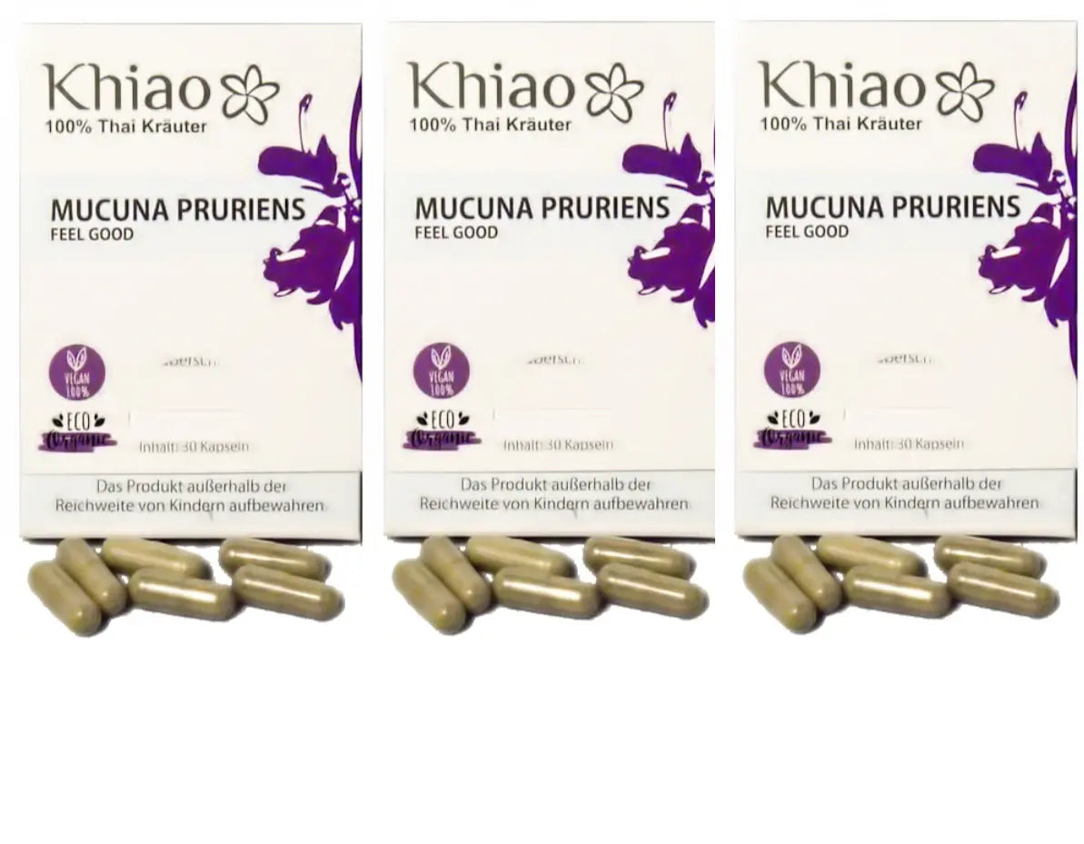Khiao Mucuna Pruriens Feel Good Kapseln freeshipping - Khiao