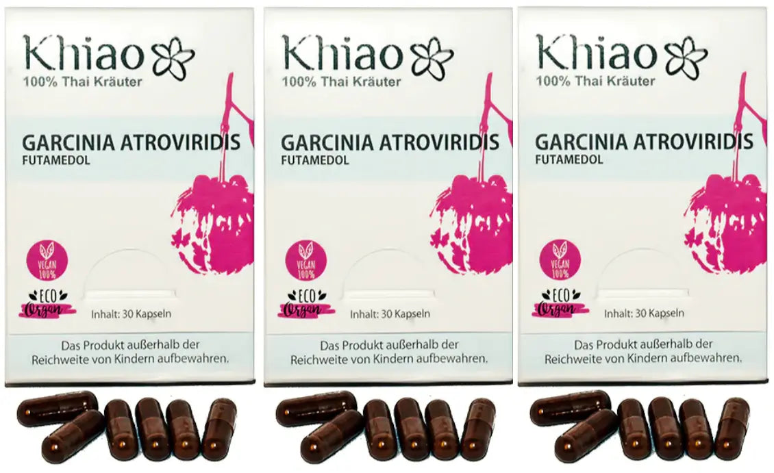Khiao – Garcinia Atroviridis Futamedol – Cápsulas – Digestión Khiao