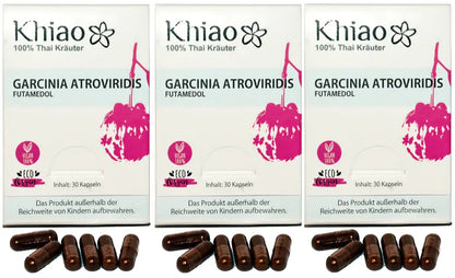 Khiao – Garcinia Atroviridis Futamedol – Cápsulas – Digestión Khiao