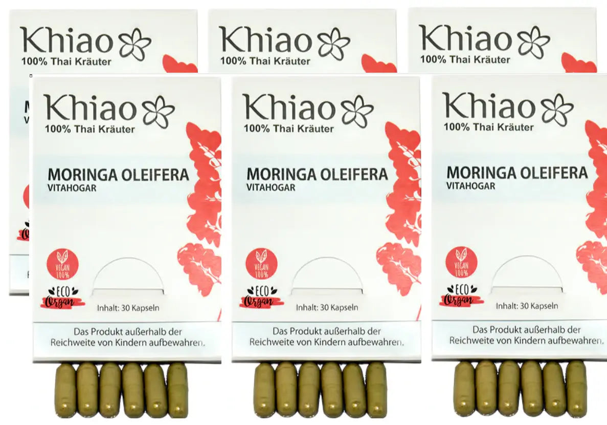 Khiao – Cápsulas de Moringa Oleifera Vitahogar – Bienestar Khiao