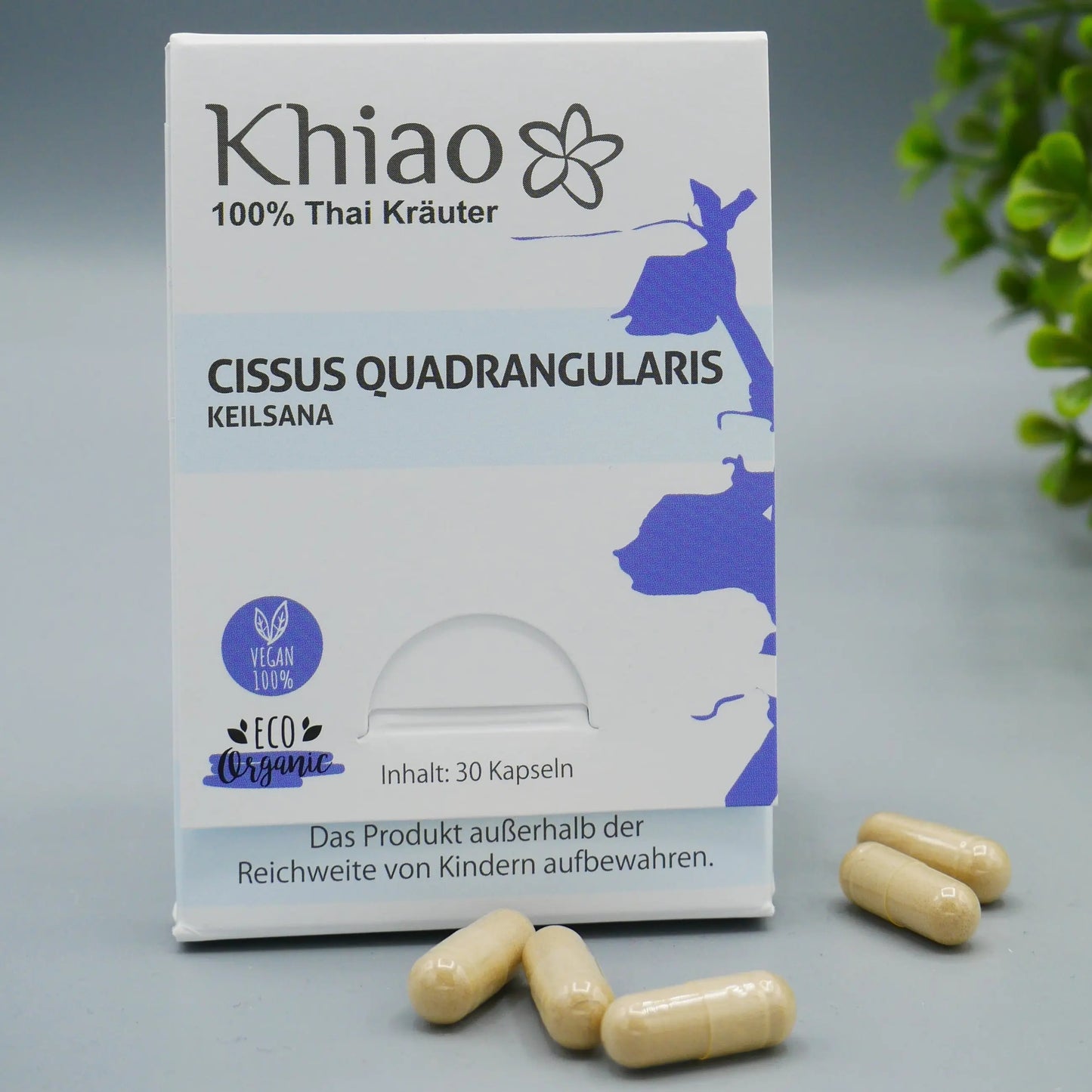 Khiao – Cissus Quadrangularis Keilsana  – Cápsulas para las articulaciones y huesos Khiao