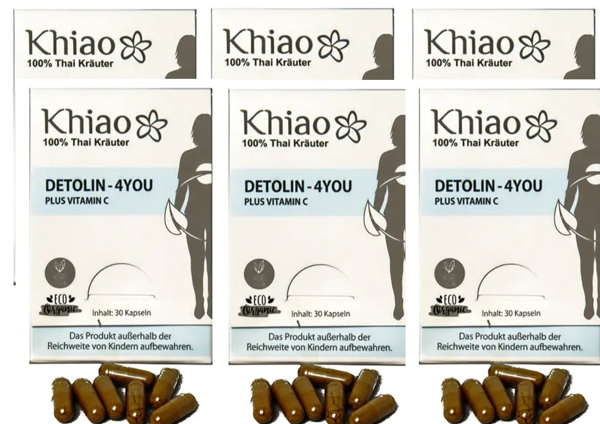 Khiao – Detolin 4you Cápsulas Detox con Vitamina C Khiao