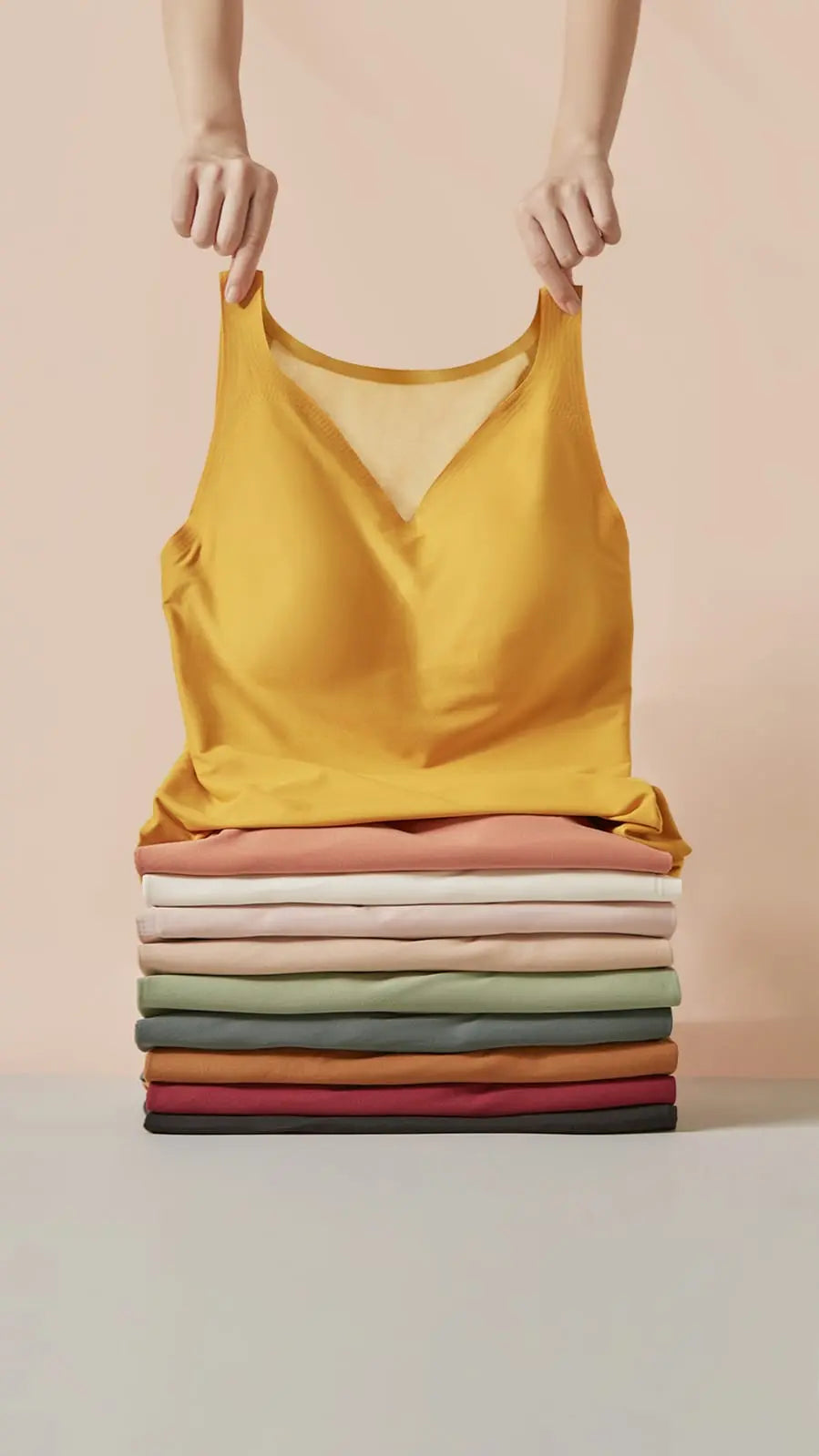 Camiseta Braless - Ropa interior - sin mangas - sin costuras - ajusta la temperatura del cuerpo Bodyvita