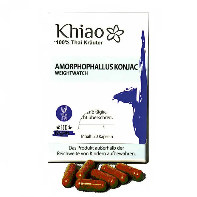 Khiao – Amorphophallus Konjac Weightwatch – Pérdida de peso Khiao